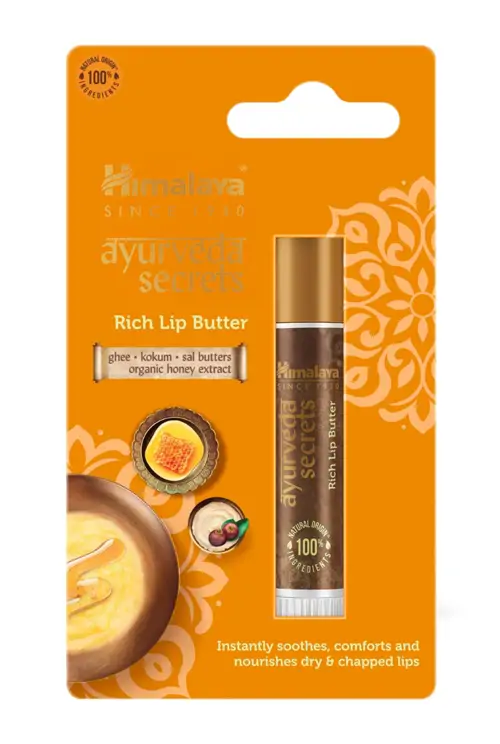 AYURVEDA SECRETS RICH LIP BUTTER BALM - 4G