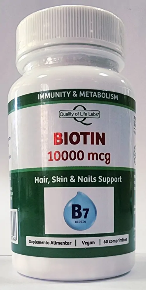 BIOTIN 10000 MCG - 60 COMP VEG