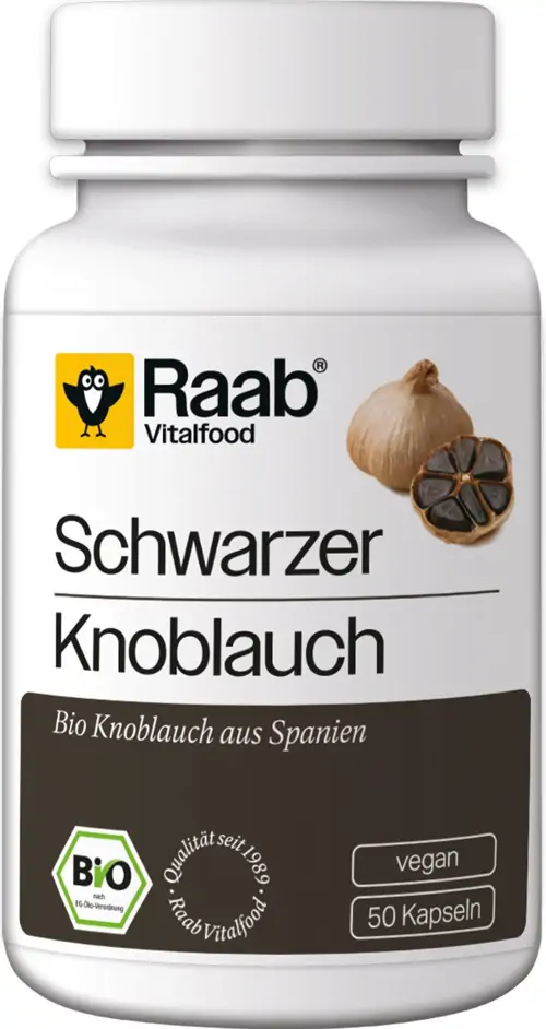 BLACK GARLIC ORGANIC ALHO NEGRO - 50 CAPS