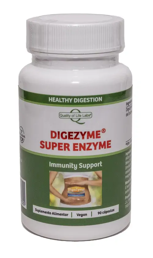 DIGEZYME SUPER ENZYME - 90 CAPS VEG
