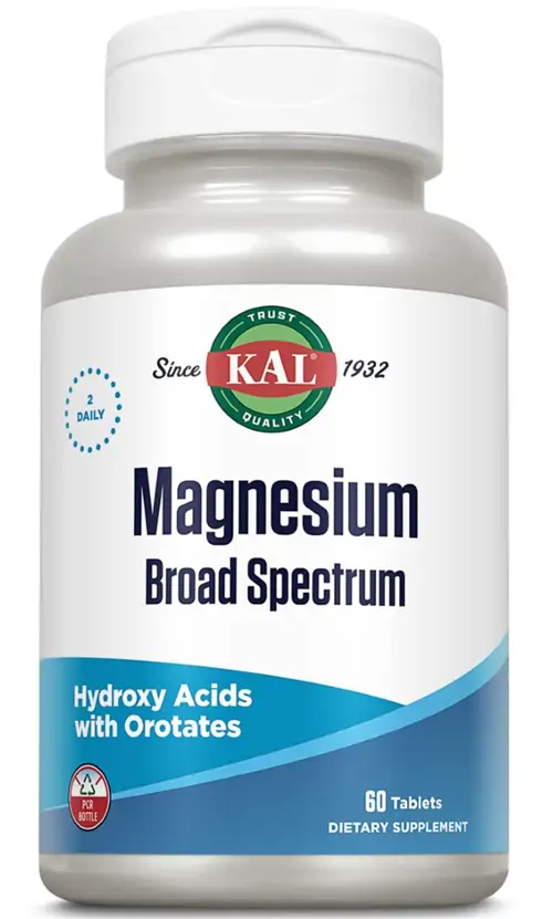 KAL MAGNESIUM BROAD SPECTRUM ACTISORB - 60 COMP