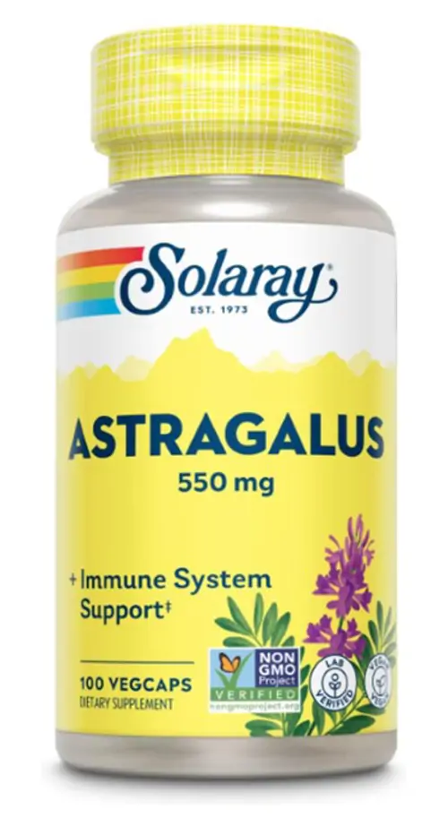 SOLARAY ASTRAGALUS 550 MG - 100 VEG CAPS