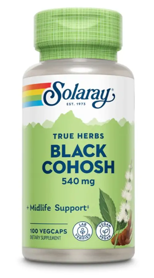 SOLARAY BLACK COHOSH 540 MG - 100 VEG CAPS