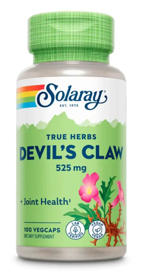 SOLARAY DEVILS CLAW 525 MG - 100 VEG CAPS